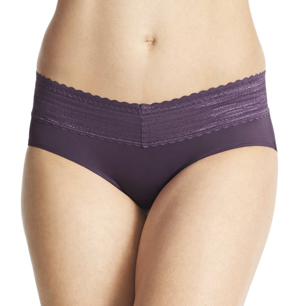 Warner's Women No Pinching No Problems Hipster Underwear Purple Size 2XL